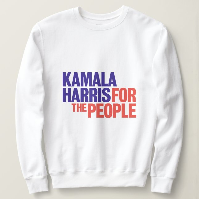 Kamala Harris por la sudadera del pueblo (Anverso del diseño)