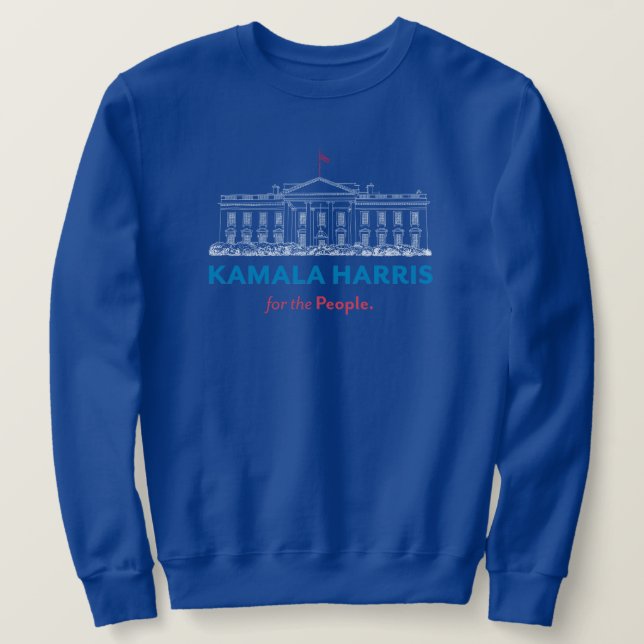 Kamala Harris por la sudadera del pueblo (Anverso del diseño)