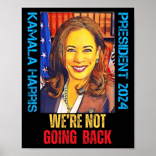 Kamala Harris presidente de arte pop 2024 No somos (Frente)