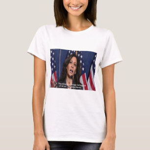 Kamala Harris y la camiseta de una cita de sueño e