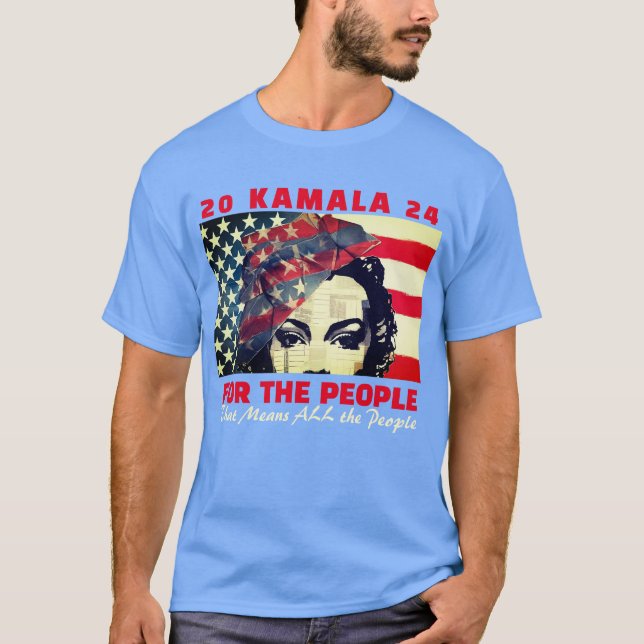 Kamala por la camiseta del pueblo 2024 (Anverso)