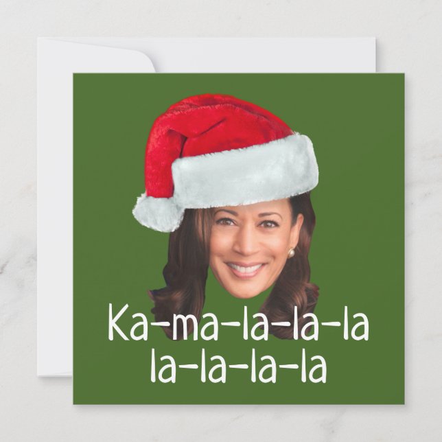 Kamala Santa Hat - Harris 2024 vacaciones divertid (Anverso)
