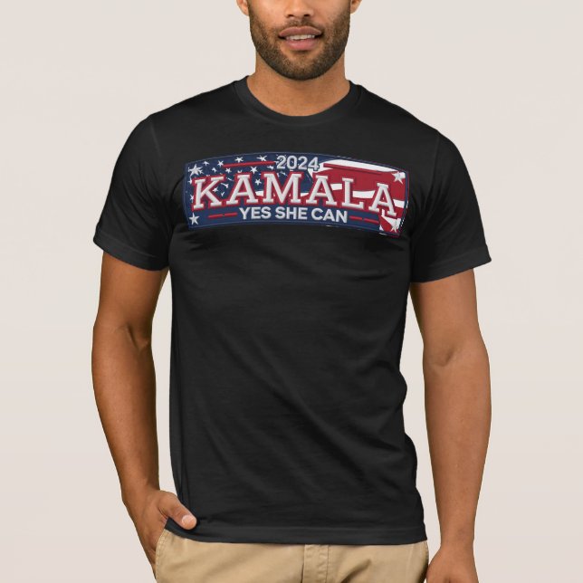 KAMALA "SÍ PUEDE" Camiseta masculina (Anverso)