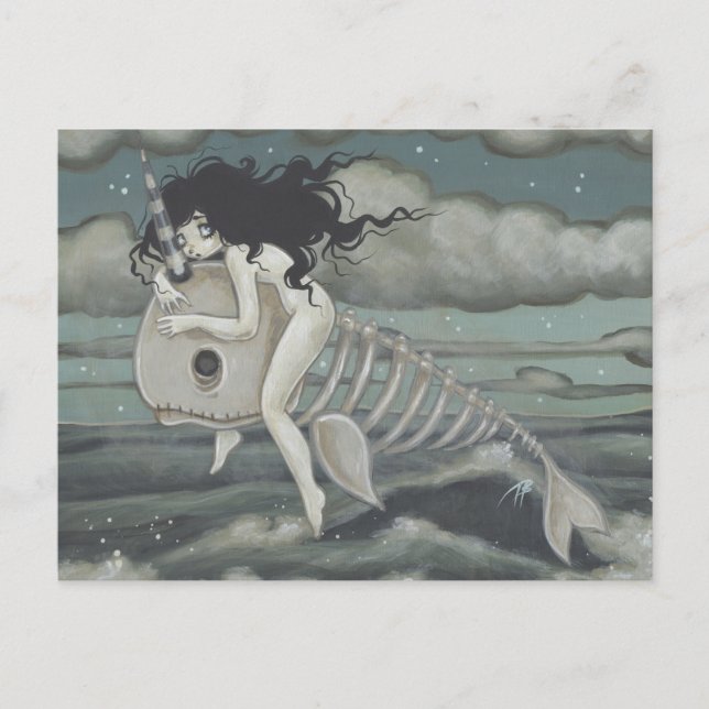 Kamikakushi postal de ausencia espiritual (Anverso)