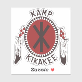 Kamp Kikakee Ernest va a un pegatina inspirado en 