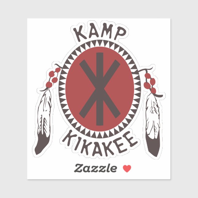 Kamp Kikakee Ernest va a un pegatina inspirado en  (Hoja)