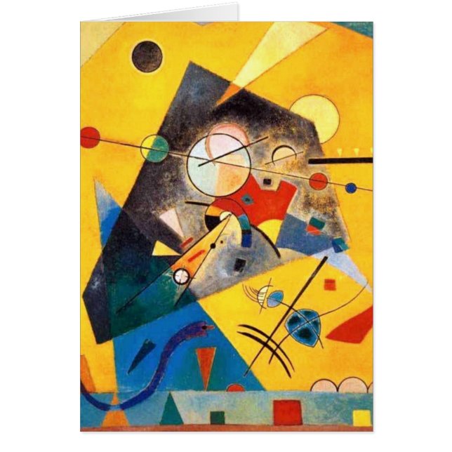 Kandinsky Armonía silenciosa Resumen Arte (Frente)