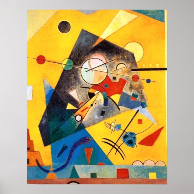 Kandinsky Armonía silenciosa Resumen Arte (Frente)