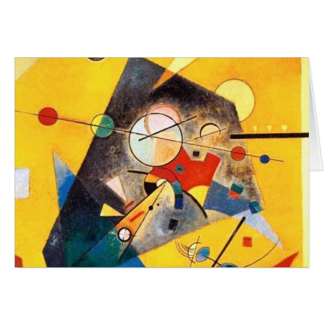 Kandinsky Armonía silenciosa Resumen Arte (Anverso (Horizontal))