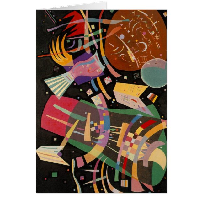 Kandinsky Composition 10 Resumen de pintura (Frente)