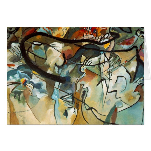 Kandinsky Composition V Pintura abstracta (Anverso (Horizontal))