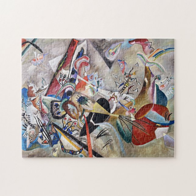 Kandinsky En El Rompecabezas Gris (Horizontal)