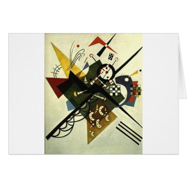 Kandinsky En White II (Anverso (Horizontal))