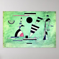 Kandinsky - Inmerso en el arte verde popular