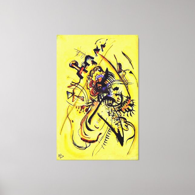 Kandinsky - La voz desconocida, arte abstracto (Anverso)