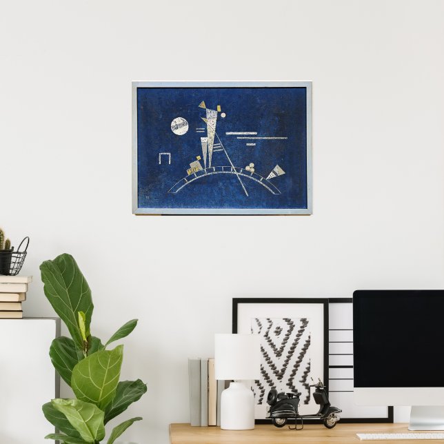 Kandinsky - Obra de arte frágil y abstracta, (Oficina en casa)