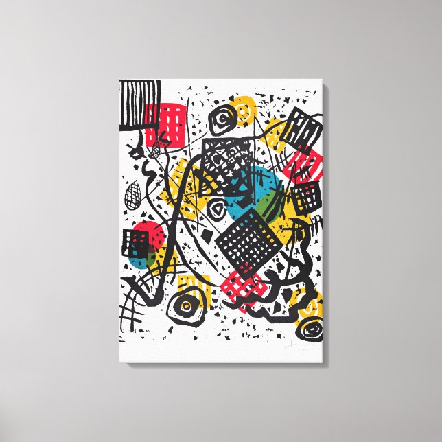 Kandinsky - Pequeños Mundos V, arte abstracto (Anverso)