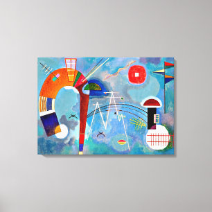 Kandinsky - Redondo y Puntiagudo, arte colorido