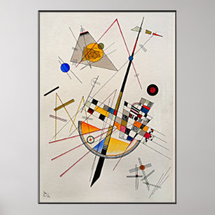 Kandinsky - Tensión Delicada, arte abstracto