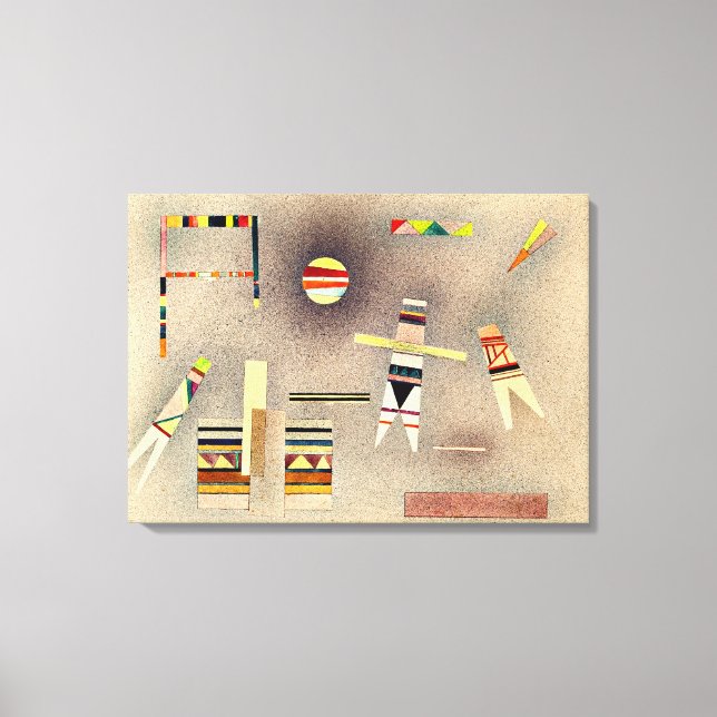 Kandinsky - Vuelo, obra de arte abstracto (Anverso)