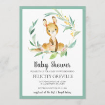 Kangaroo Bush Baby | Invitaciones a la ducha para