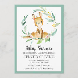 Kangaroo Bush Baby | Invitaciones a la ducha para