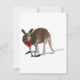 Kangaroo - tarjeta de vacaciones