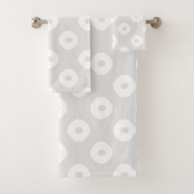 "Kanoko" Estampado de manchas cervatillo Blanco (In situ)
