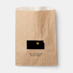 Kansas Bodas Favor Trate Sacks, Bolsas de Regalo