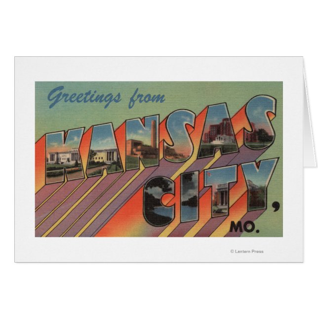 Kansas City, Missouri - Escenas de letras grandes (Anverso (Horizontal))