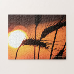Kansas Trieat Sunset PUZZLE