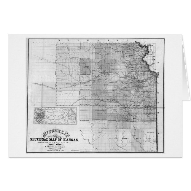 KansasPanoramic MapKansas (Anverso (Horizontal))