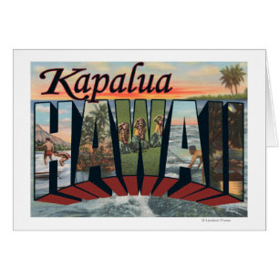 Kapalua, Hawaii - Escenas de letras grandes