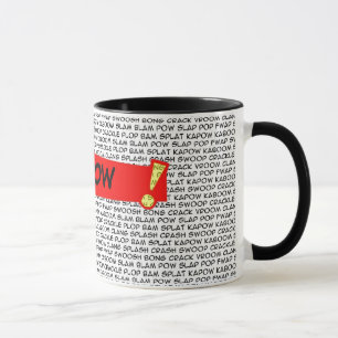 ¡kapow! Taza de café del super héroe
