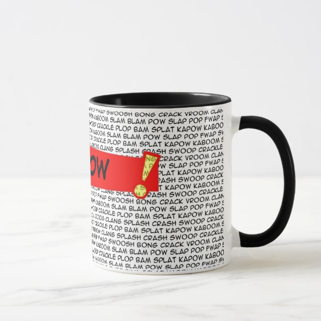 ¡kapow! Taza de café del super héroe (Derecha)