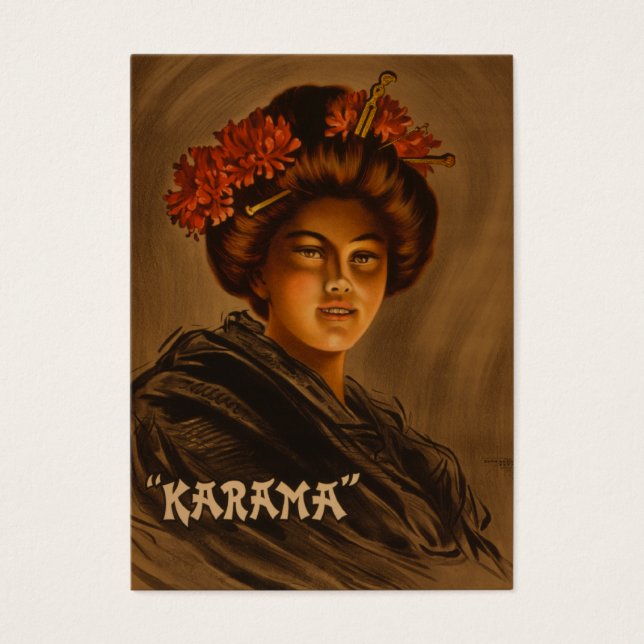 Karama: Actriz japonesa Romance Geisha (Frente)