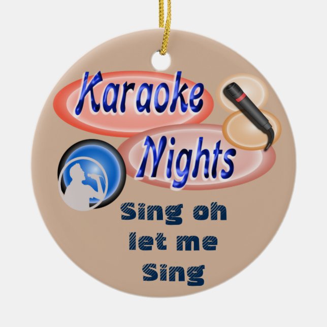 Karaoke - ornamento (Frente)