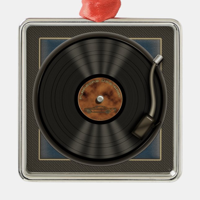 Karaoke que soña el ornamento del disco de vinilo (Frente)