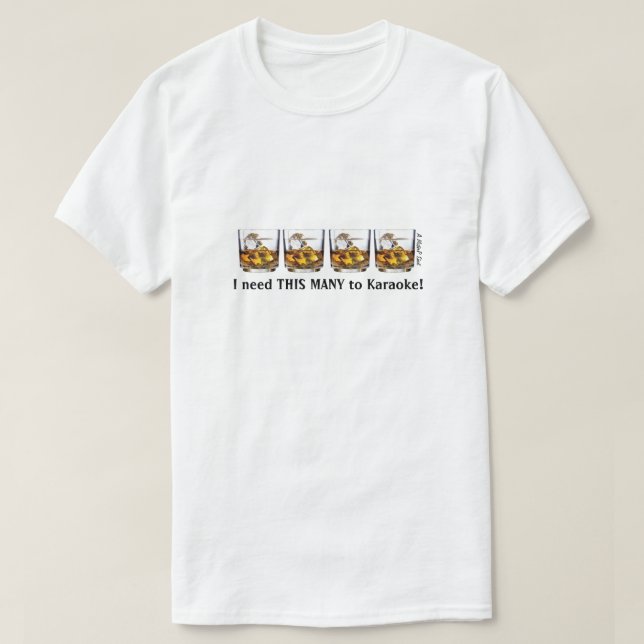 Karaoke - Una camiseta del señor P (Diseño del anverso)