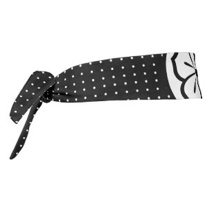 Karate blanco y negro invertido de los lunares de