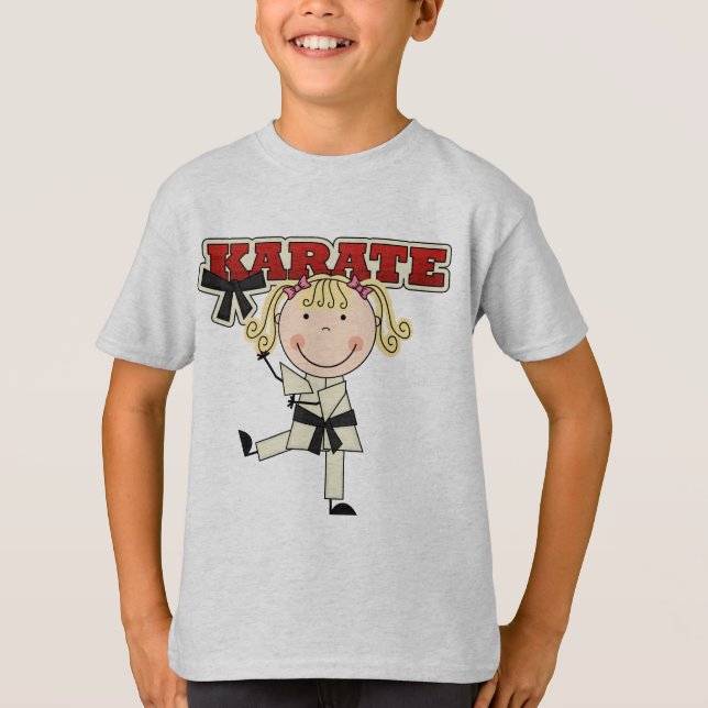 KARATE - camisetas y regalos rubios del chica (Anverso)