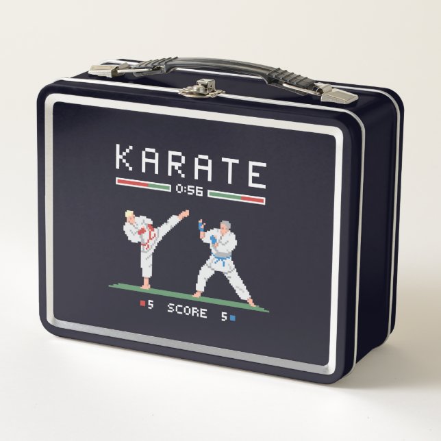 Karate de arte de Pixel (Anverso)