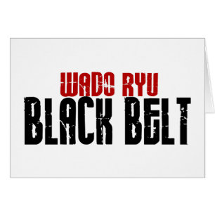 Karate de la correa negra de Wado Ryu