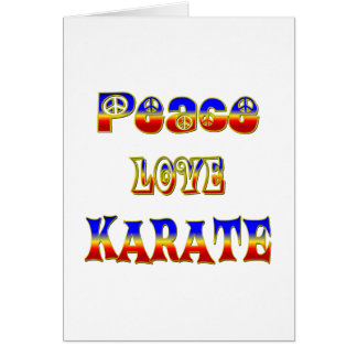Karate del amor de la paz