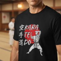 Karate Do - Camiseta Japonesa Kanji Karateka