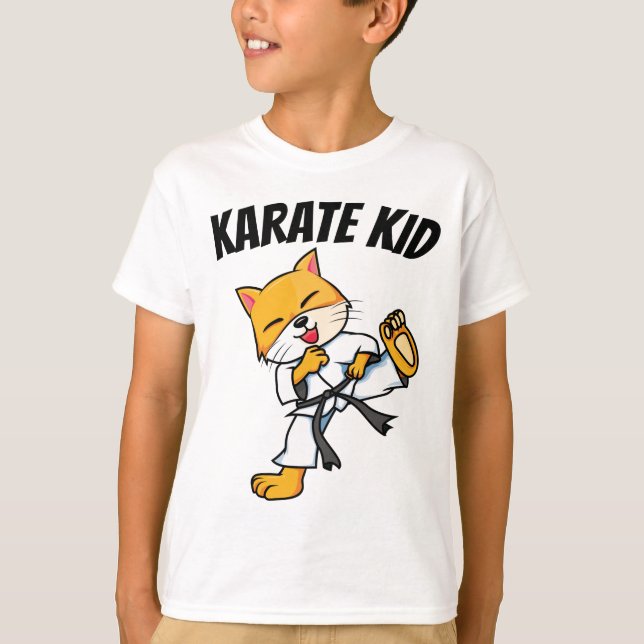 KARATE KID CHICOS CAMISETAS CAT (Anverso)