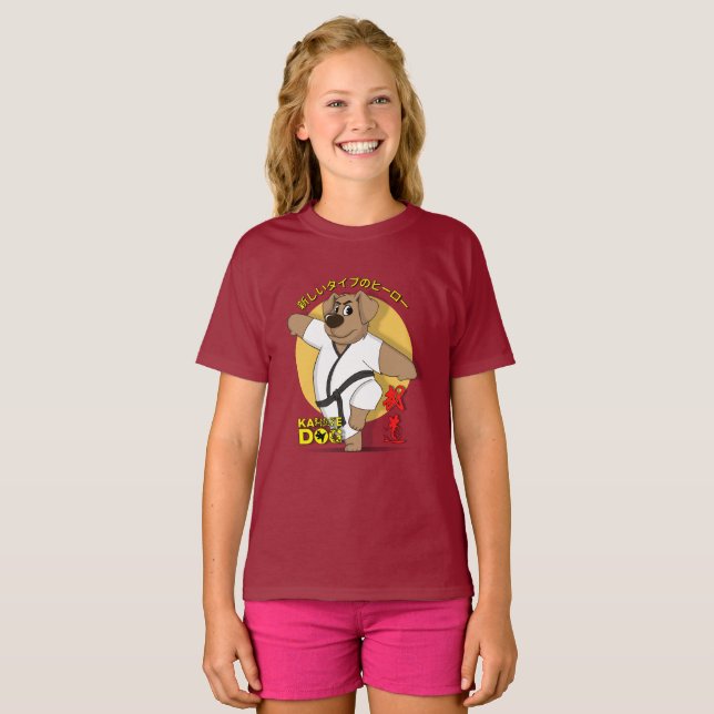 Karate Perro | Camiseta para Niños (Anverso completo)