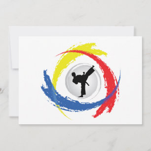 Karate Tricolor Emblem
