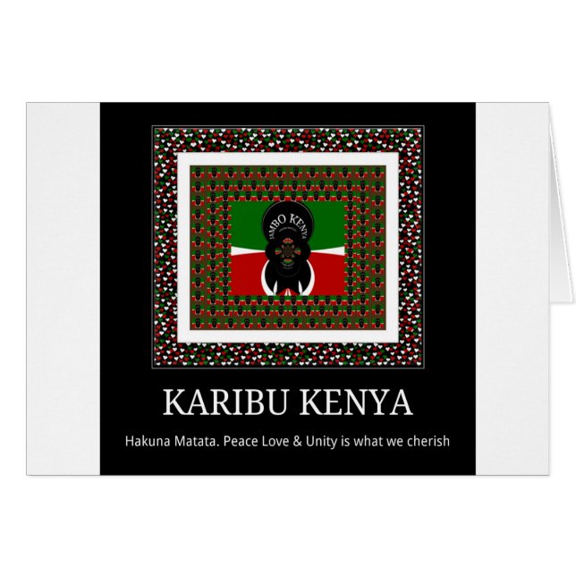 Karibu Kenya Hakuna Matata (Anverso (Horizontal))