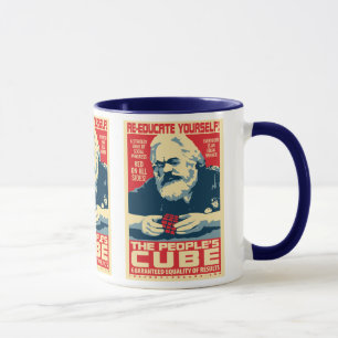 Karl Marx - el cubo de la gente: Taza de OHP